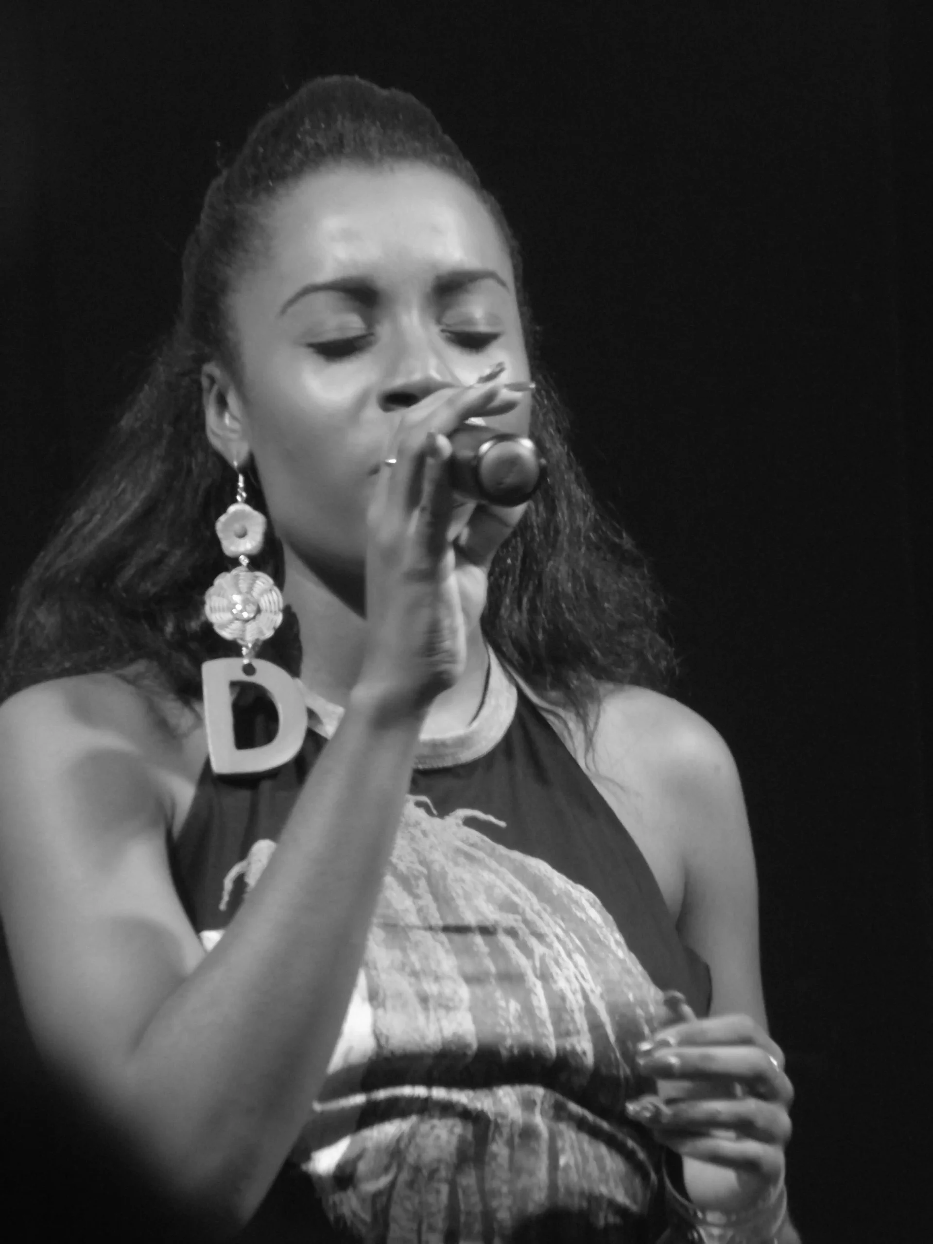 Déby Kristy au concert de Stone J au Millenium - Morne Rouge - 2016